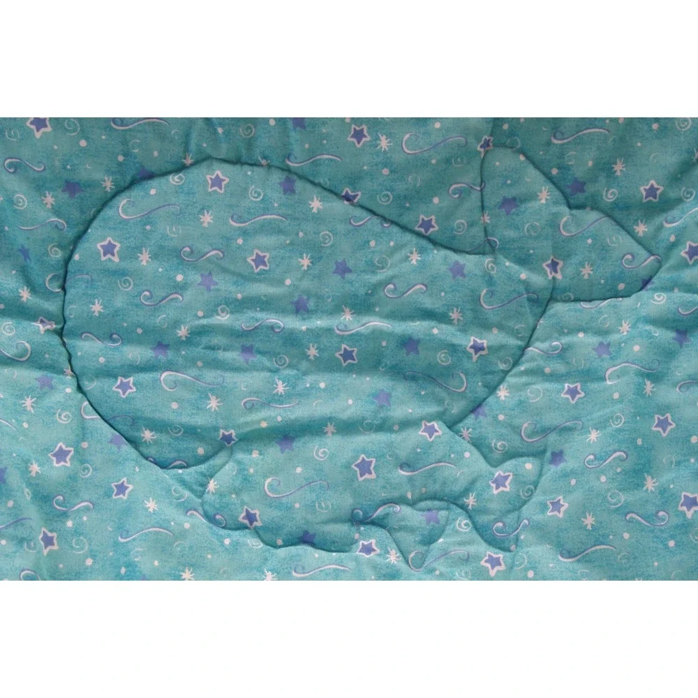 Vintage Cuddle Me Noel Joanna Baby Quilt Bright Aquatic Ocean Whale Fish Rainbow
